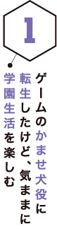 【1】ゲームのかませ犬役に転生したけど、気ままに学園生活を楽しむ